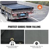image:imageVEVOR Dump Truck Mesh Tarp 7 x 14 ft PVC Coated Black Heavy Duty Cover with 55 18oz Double Pocket Brass Grommets Reinforced Double Needle Stitch Webbing Fits Manual or Electric Dump Truck System8 x 18