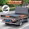 image:imageVEVOR Dump Truck Mesh Tarp 7 x 14 ft PVC Coated Black Heavy Duty Cover with 55 18oz Double Pocket Brass Grommets Reinforced Double Needle Stitch Webbing Fits Manual or Electric Dump Truck System75 x 18