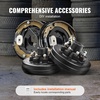 image:imageVEVOR Electric Trailer Brake Assembly 12 x 2 2 Pairs SelfAdjusting Electric Brakes Kit for 7000 lbs Axle 5Hole Mounting Backing Plates for Braking System Part Replacement 2 Right  2 Left  Electric Brakes Kit for 7000 lbs Axle 5Hole Mounting Backing Plates for Braking System Part Replacement 2 Right  2 Left2 Brakes  2 Brake Drums