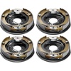 image:imageVEVOR Electric Trailer Brake Assembly 12 x 2 2 Pairs SelfAdjusting Electric Brakes Kit for 7000 lbs Axle 5Hole Mounting Backing Plates for Braking System Part Replacement 2 Right  2 Left  Electric Brakes Kit for 7000 lbs Axle 5Hole Mounting Backing Plates for Braking System Part Replacement 2 Right  2 Left2 Pairs Brakes