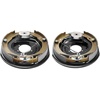 image:imageVEVOR Electric Trailer Brake Assembly 12 x 2 2 Pairs SelfAdjusting Electric Brakes Kit for 7000 lbs Axle 5Hole Mounting Backing Plates for Braking System Part Replacement 2 Right  2 Left  Electric Brakes Kit for 7000 lbs Axle 5Hole Mounting Backing Plates for Braking System Part Replacement 2 Right  2 Left1 Pair Brakes