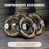 image:imageVEVOR Electric Trailer Brake Assembly 12 x 2 2 Pairs SelfAdjusting Electric Brakes Kit for 7000 lbs Axle 5Hole Mounting Backing Plates for Braking System Part Replacement 2 Right  2 Left  Electric Brakes Kit for 7000 lbs Axle 5Hole Mounting Backing Plates for Braking System Part Replacement 2 Right  2 Left2 Pairs Brakes