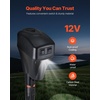image:imageVEVOR Electric Trailer Jack 5000 lbs Heavy Duty RV Electric Power Tongue Jack with 7pin Connector Manual Crank Handle amp Weatherproof Jack Cover 10283 Lift for Trailers Campers amp RVs Black