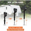 image:imageVEVOR Electric Trailer Jack 7500 lbs Capacity Electric Power Tongue Jack with Waterproof Protective Cover amp LED Light for Travel Trailer Camper RV 9843385 in Lift 12V DC with Wiring Black4000 lbs