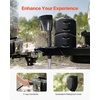 image:imageVEVOR Electric Trailer Jack 7500 lbs Capacity Electric Power Tongue Jack with Waterproof Protective Cover amp LED Light for Travel Trailer Camper RV 9843385 in Lift 12V DC with Wiring Black5000 lbs