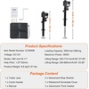 image:imageVEVOR Electric Trailer Jack 7500 lbs Capacity Electric Power Tongue Jack with Waterproof Protective Cover amp LED Light for Travel Trailer Camper RV 9843385 in Lift 12V DC with Wiring Black3500 lbs