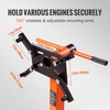 image:imageVEVOR Engine Stand 1300 lbs 35 Ton Rotating Engine Motor Stand with 360 Degree Adjustable Head Cast Iron Motor Hoist Dolly 4Caster 4 Adjustable Arms for Vehicle Maintenance Auto Repair1500 lbs