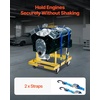 image:imageVEVOR Engine Stand 750 LBS Load Capacity Engine Motor Stand HeavyDuty Steel Motor Holder with 4 Swivel Casters and 4 Hook Positions Suitable for BBChevy and GEN1 SBChevy EnginesYellow