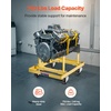 image:imageVEVOR Engine Stand 750 LBS Load Capacity Engine Motor Stand HeavyDuty Steel Motor Holder with 4 Swivel Casters and 4 Hook Positions Suitable for BBChevy and GEN1 SBChevy EnginesYellow