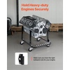 image:imageVEVOR Engine Stand 750 LBS Load Capacity Engine Motor Stand HeavyDuty Steel Motor Holder with 4 Swivel Casters and 4 Hook Positions Suitable for BBChevy and GEN1 SBChevy EnginesBlack