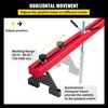 image:imageVEVOR Engine Support Bar 1100 Lbs Capacity Engine Transverse Bar Engine Hoist 2 Point Lift Holder Hoist Dual Hooks Engine Hoist Keeps Engine Stable for Home Garages amp Auto Repair Shop