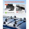 image:imageVEVOR Folding Hitch Mounted Ski amp Snowboard Rack Fits 2Inch Receiver Carries up to 6 Pairs of Skis or 4 Snowboards Adjustable HitchMounted Rack for Car with Key Lock Security Strap Tilt AccessRoof Rack Full