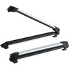 image:imageVEVOR Folding Hitch Mounted Ski amp Snowboard Rack Fits 2Inch Receiver Carries up to 6 Pairs of Skis or 4 Snowboards Adjustable HitchMounted Rack for Car with Key Lock Security Strap Tilt AccessRoof Rack TStyle