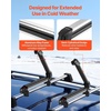 image:imageVEVOR Folding Hitch Mounted Ski amp Snowboard Rack Fits 2Inch Receiver Carries up to 6 Pairs of Skis or 4 Snowboards Adjustable HitchMounted Rack for Car with Key Lock Security Strap Tilt AccessRoof Rack Full