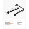 image:imageVEVOR Folding Hitch Mounted Ski amp Snowboard Rack Fits 2Inch Receiver Carries up to 6 Pairs of Skis or 4 Snowboards Adjustable HitchMounted Rack for Car with Key Lock Security Strap Tilt AccessRoof Rack TStyle  Rails
