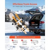 image:imageVEVOR Folding Hitch Mounted Ski amp Snowboard Rack Fits 2Inch Receiver Carries up to 6 Pairs of Skis or 4 Snowboards Adjustable HitchMounted Rack for Car with Key Lock Security Strap Tilt AccessRear Rack Fold4