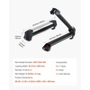 image:imageVEVOR Folding Hitch Mounted Ski amp Snowboard Rack Fits 2Inch Receiver Carries up to 6 Pairs of Skis or 4 Snowboards Adjustable HitchMounted Rack for Car with Key Lock Security Strap Tilt AccessRoof Rack TStyle
