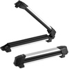 image:imageVEVOR Folding Hitch Mounted Ski amp Snowboard Rack Fits 2Inch Receiver Carries up to 6 Pairs of Skis or 4 Snowboards Adjustable HitchMounted Rack for Car with Key Lock Security Strap Tilt AccessRoof Rack TStyle
