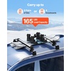 image:imageVEVOR Folding Hitch Mounted Ski amp Snowboard Rack Fits 2Inch Receiver Carries up to 6 Pairs of Skis or 4 Snowboards Adjustable HitchMounted Rack for Car with Key Lock Security Strap Tilt AccessRoof Rack Universal