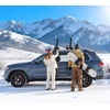 image:imageVEVOR Folding Hitch Mounted Ski amp Snowboard Rack Fits 2Inch Receiver Carries up to 6 Pairs of Skis or 4 Snowboards Adjustable HitchMounted Rack for Car with Key Lock Security Strap Tilt AccessRoof Rack TStyle