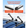 image:imageVEVOR Folding Hitch Mounted Ski amp Snowboard Rack Fits 2Inch Receiver Carries up to 6 Pairs of Skis or 4 Snowboards Adjustable HitchMounted Rack for Car with Key Lock Security Strap Tilt AccessRoof Rack TStyle