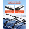 image:imageVEVOR Folding Hitch Mounted Ski amp Snowboard Rack Fits 2Inch Receiver Carries up to 6 Pairs of Skis or 4 Snowboards Adjustable HitchMounted Rack for Car with Key Lock Security Strap Tilt AccessRoof Rack Universal