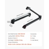 image:imageVEVOR Folding Hitch Mounted Ski amp Snowboard Rack Fits 2Inch Receiver Carries up to 6 Pairs of Skis or 4 Snowboards Adjustable HitchMounted Rack for Car with Key Lock Security Strap Tilt AccessRoof Rack TStyle