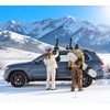 image:imageVEVOR Folding Hitch Mounted Ski amp Snowboard Rack Fits 2Inch Receiver Carries up to 6 Pairs of Skis or 4 Snowboards Adjustable HitchMounted Rack for Car with Key Lock Security Strap Tilt AccessRoof Rack Full