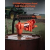 image:imageVEVOR Fuel Transfer Pump 110V 20 GPM 76 Lmin AC Electric Oil Transfer Pump with Meter Auto ShutOff Fuel Nozzle amp Discharge Hose High Flow for Gasoline Diesel Kerosene Biodiesel Ethanol110V 15GPM without Accessories