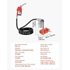image:imageVEVOR Fuel Transfer Pump 12V DC 15 GPM Cast Iron Diesel Transfer Pump Kit with Manual Nozzle Discharge Hose Overheat Protection Power Cable ExplosionProof for Gasoline Diesel Kerosene amp More12V 10GPM with Filter