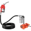 image:imageVEVOR Fuel Transfer Pump 12V DC 15 GPM Cast Iron Diesel Transfer Pump Kit with Manual Nozzle Discharge Hose Overheat Protection Power Cable ExplosionProof for Gasoline Diesel Kerosene amp More12V 10GPM with Filter