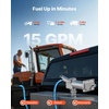 image:imageVEVOR Fuel Transfer Pump 12V DC 15 GPM Cast Iron Diesel Transfer Pump Kit with Manual Nozzle Discharge Hose Overheat Protection Power Cable ExplosionProof for Gasoline Diesel Kerosene amp More12V 15GPM Gear Design
