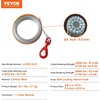 image:imageVEVOR Galvanized Steel Winch Cable 38 Inch x 75 Feet 15200 lbs Breaking Strength Wire Winch Rope with Swivel Hook Towing Cable Heavy Duty Universal Fit for SUV Large OffRoad Vehicle Truck75 ft