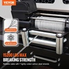 image:imageVEVOR Galvanized Steel Winch Cable 38 Inch x 75 Feet 15200 lbs Breaking Strength Wire Winch Rope with Swivel Hook Towing Cable Heavy Duty Universal Fit for SUV Large OffRoad Vehicle Truck50 ft