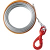 image:imageVEVOR Galvanized Steel Winch Cable 38 Inch x 75 Feet 15200 lbs Breaking Strength Wire Winch Rope with Swivel Hook Towing Cable Heavy Duty Universal Fit for SUV Large OffRoad Vehicle Truck50 ft