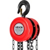 image:imageVEVOR Hand Chain Hoist 2 Ton 4400 lbs Capacity Manual Chain Block with Upgrade G80 Galvanized Chain 20 ft Lifting Height Heavy Duty Pulley Hoist for Garage Warehouse Automotive Machinery OrangeRed