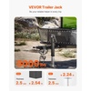 image:imageVEVOR HeavyDuty Trailer Jack 12000 lbs Load Capacity Sidewind Square Direct Weldon Trailer Jack with Handle Crank Adjustable Drop Leg 26Inch Travel for Lifting RV Utility Yacht Trailers8000lbs 1514 inch Stroke