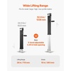 image:imageVEVOR HeavyDuty Trailer Jack 12000 lbs Load Capacity Sidewind Square Direct Weldon Trailer Jack with Handle Crank Adjustable Drop Leg 26Inch Travel for Lifting RV Utility Yacht Trailers8000lbs 1514 inch Stroke