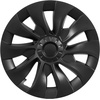 image:imageVEVOR Hubcaps Wheel Covers for 20172023 Tesla Model 3 18 Inch Set of 4 Wheel Rim Cover Hubcaps OEM Style Replacement R18 Size Snap On Car Hub Caps Premium 10Spoke ABS Tire Rim Caps Matte BlackMatte Black
