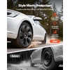 image:imageVEVOR Hubcaps Wheel Covers for 20172023 Tesla Model 3 18 Inch Set of 4 Wheel Rim Cover Hubcaps OEM Style Replacement R18 Size Snap On Car Hub Caps Premium 10Spoke ABS Tire Rim Caps Matte BlackMatte Black