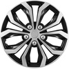 image:imageVEVOR Hubcaps Wheel Covers for 20172023 Tesla Model 3 18 Inch Set of 4 Wheel Rim Cover Hubcaps OEM Style Replacement R18 Size Snap On Car Hub Caps Premium 10Spoke ABS Tire Rim Caps Matte BlackSilver  Black