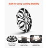 image:imageVEVOR Hubcaps Wheel Covers for 20172023 Tesla Model 3 18 Inch Set of 4 Wheel Rim Cover Hubcaps OEM Style Replacement R18 Size Snap On Car Hub Caps Premium 10Spoke ABS Tire Rim Caps Matte BlackSilver  Black