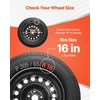 image:imageVEVOR Hubcaps Wheel Covers for 20172023 Tesla Model 3 18 Inch Set of 4 Wheel Rim Cover Hubcaps OEM Style Replacement R18 Size Snap On Car Hub Caps Premium 10Spoke ABS Tire Rim Caps Matte BlackSilver  Black