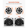 image:imageVEVOR Hubcaps Wheel Covers for 20172023 Tesla Model 3 18 Inch Set of 4 Wheel Rim Cover Hubcaps OEM Style Replacement R18 Size Snap On Car Hub Caps Premium 10Spoke ABS Tire Rim Caps Matte BlackMatte Black