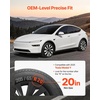 image:imageVEVOR Hubcaps Wheel Covers for 20172023 Tesla Model 3 18 Inch Set of 4 Wheel Rim Cover Hubcaps OEM Style Replacement R18 Size Snap On Car Hub Caps Premium 10Spoke ABS Tire Rim Caps Matte BlackMatte Black