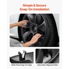 image:imageVEVOR Hubcaps Wheel Covers for 20172023 Tesla Model 3 18 Inch Set of 4 Wheel Rim Cover Hubcaps OEM Style Replacement R18 Size Snap On Car Hub Caps Premium 10Spoke ABS Tire Rim Caps Matte BlackMatte Black