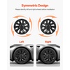 image:imageVEVOR Hubcaps Wheel Covers for 20172023 Tesla Model 3 18 Inch Set of 4 Wheel Rim Cover Hubcaps OEM Style Replacement R18 Size Snap On Car Hub Caps Premium 10Spoke ABS Tire Rim Caps Matte BlackMatte Black