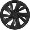 image:imageVEVOR Hubcaps Wheel Covers for 20172023 Tesla Model 3 18 Inch Set of 4 Wheel Rim Cover Hubcaps OEM Style Replacement R18 Size Snap On Car Hub Caps Premium 10Spoke ABS Tire Rim Caps Matte BlackMatte Black