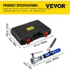 image:imageVEVOR Hydraulic Flaring Tool Kit 45 Double Flaring Tool Brake Repair Brake Flaring Tools for 31612 Brake Flare Tool with Tube Cutter and Deburrer 32 PCS Tube Flaring Tools for Copper Lines
