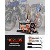 image:imageVEVOR Hydraulic Motorcycle Lift Jack 1500 LBS Capacity ATV Scissor Lift Jack Portable Motorcycle Lift Table with 4 Wheels Hydraulic FootOperated Hoist Stand for Motorcycle ATV UTV Powersports  Portable Motorcycle Lift Table with 4 Wheels Hydraulic FootOperated Hoist Stand for ATV UTV PowersportsOrange
